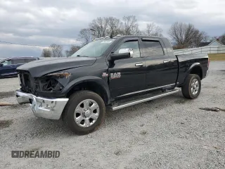 2018 Ram 2500 Laramie with VIN 3C6UR5NJ4JG409791, listed as a Copart auction lot 43622985 with 124,008 mi miles and Salvage title. Bid and sale history available at DreamBid. Image 1.