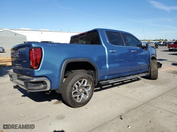 2024 GMC Sierra 1500 SLT with VIN 3GTUUDE88RG260831, listed as a Copart auction lot 70599184 with 1,148 mi miles and Salvage Title. Bid and sale history available at carsss.com. Image 3.