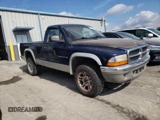 2001 Dodge Dakota with VIN 1B7GG26X21S116431, listed as a Copart auction lot 74329054 with 144,055 mi miles and Salvage Title. Bid and sale history available at carsss.com. Image 4.