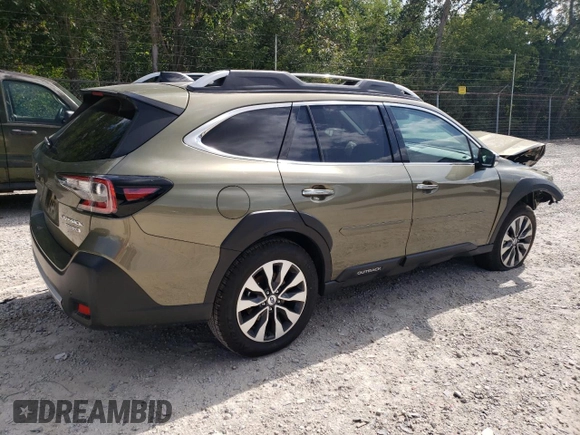 2025 Subaru Outback Touring with VIN 4S4BTAPC4S3117535, listed as a Copart auction lot 68110254 with 1,246 mi miles and Salvage Title. Bid and sale history available at carsss.com. Image 3.