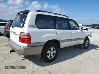 2002 Toyota Land Cruiser with VIN JTEHT05J022023356, listed as a Copart auction lot 80920884 with 359,995 mi miles and Salvage Title. Bid and sale history available at carsss.com. Image 3.