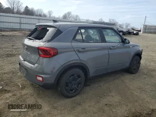 2020 Hyundai Venue SE with VIN KMHRB8A39LU040496, listed as a Copart auction lot 49108185 with 56,753 mi miles and Salvage Title. Bid and sale history available at DreamBid. Image 3.