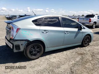 2013 Toyota Prius One with VIN JTDKN3DUXD1667277, listed as a Copart auction lot 51696965 with 169,981 mi miles and Salvage Title. Bid and sale history available at carsss.com. Image 3.