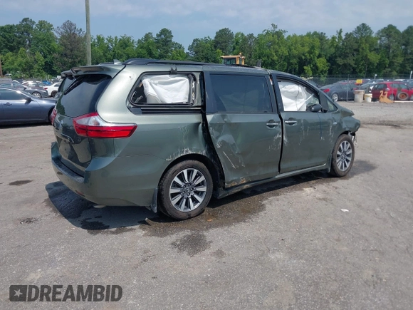 2019 Toyota Sienna XLE with VIN 5TDDZ3DC4KS217175, listed as a IAAI auction lot 42467596 with 95,515 mi miles and . Bid and sale history available at DreamBid. Image 4.