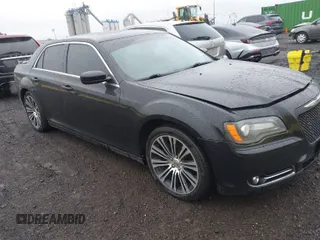 2013 Chrysler 300 with VIN 2C3CCABG1DH707991, listed as a IAAI auction lot 41983356 with 162,846 mi miles. Bid and sale history available at carsss.com. Image 1.