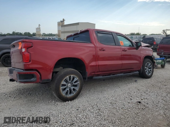 2024 Chevrolet Silverado 1500 RST with VIN 1GCUDEE86RZ138927, listed as a Copart auction lot 65021614 with 0 mi miles and Salvage Title. Bid and sale history available at carsss.com. Image 3.