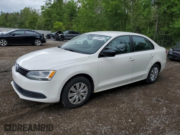2013 Volkswagen Jetta S with VIN 3VW2K7AJ4DM377451, listed as a Copart auction lot 61643045 with 183,198 mi miles and Salvage title. Bid and sale history available at DreamBid. Image 1.