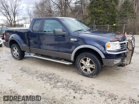 2005 Ford F-150 XLT with VIN 1FTPX04535KD91625, listed as a Copart auction lot 47796825 with 155,039 mi miles and Clean title. Bid and sale history available at DreamBid. Image 4.
