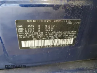 2016 Subaru Legacy Premium with VIN 4S3BNAC61G3022971, listed as a Copart auction lot 61741035 with 123,099 mi miles and Salvage title. Bid and sale history available at DreamBid. Image 12.