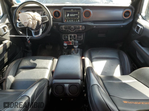 2022 Jeep Gladiator Mojave with VIN 1C6JJTEG4NL163076, listed as a Copart auction lot 53728895 with 60,192 mi miles and Salvage title. Bid and sale history available at DreamBid. Image 8.