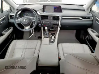 2017 Lexus RX 450h with VIN 2T2BGMCAXHC010399, listed as a Copart auction lot 53464995 with 32,530 mi miles and Salvage Title. Bid and sale history available at DreamBid. Image 8.