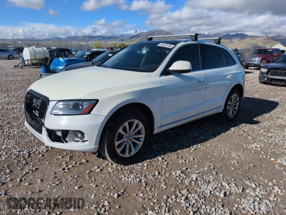 2016 Audi Q5 Premium z VIN WA1C2AFP0GA042653, wystawiony jako Copart lot #54629185 z przebiegiem 104 143 mil mil oraz Szkoda całkowita • Salvage title. Historia ofert i sprzedaży dostępna na DreamBid. Obrazek 1.
