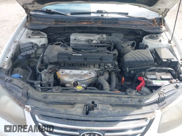 2009 Kia Spectra EX with VIN KNAFE221595606467, listed as a IAAI auction lot 42484042 with 217,439 mi miles and . Bid and sale history available at DreamBid. Image 10.