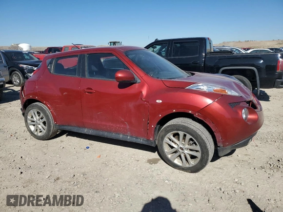 2012 Nissan Juke SL with VIN JN8AF5MV2CT126700, listed as a Copart auction lot 46801645 with Not Provided miles and Salvage Title. Bid and sale history available at carsss.com. Image 4.