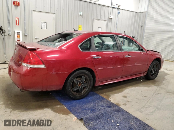 2014 Chevrolet Impala LTZ with VIN 2G1WC5E31E1140709, listed as a Copart auction lot 45813295 with Not Provided miles and Clean Title. Bid and sale history available at DreamBid. Image 3.