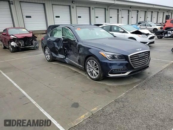 2019 Genesis G80 3.8L z VIN KMTFN4JE8KU328020, wystawiony jako Copart lot #58750905 z przebiegiem 72 415 mil mil oraz Szkoda całkowita • Salvage title. Historia ofert i sprzedaży dostępna na DreamBid. Obrazek 13.