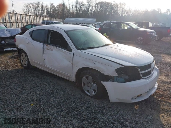 2010 Dodge Avenger SXT with VIN 1B3CC4FB3AN189947, listed as a IAAI auction lot 41784922 with 204,250 mi miles and . Bid and sale history available at DreamBid. Image 1.