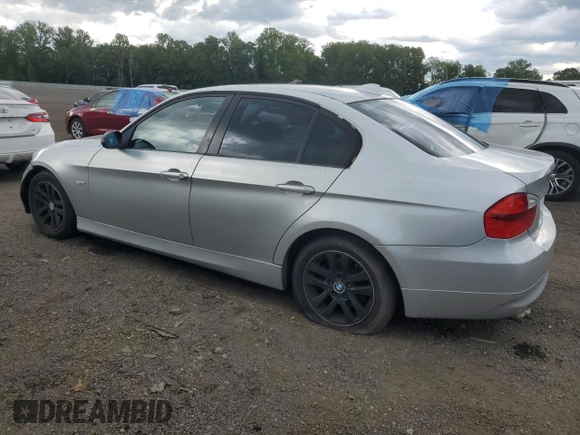 2007 BMW 3 Series 328i with VIN WBAVA33537KX82687, listed as a Copart auction lot 61492395 with 167,903 mi miles and Salvage title. Bid and sale history available at DreamBid. Image 2.