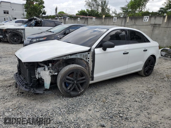 2017 Audi A3 Sedan Premium with VIN WAUAUGFF0H1040546, listed as a Copart auction lot 53949544 with 108,332 mi miles. Bid and sale history available at carsss.com. Image 1.