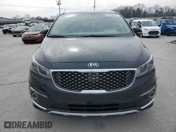 2016 Kia Sedona SX-L with VIN KNDME5C18G6108863, listed as a Copart auction lot 45536295 with 110,337 mi miles and Salvage Title. Bid and sale history available at carsss.com. Image 5.