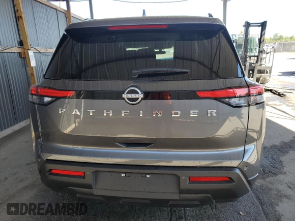 2025 Nissan Pathfinder SV with VIN 5N1DR3BA4SC228403, listed as a Copart auction lot 48722615 with 1,037 mi miles and Clean title. Bid and sale history available at DreamBid. Image 6.