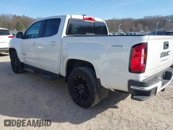 2021 GMC Canyon 4WD Elevation with VIN 1GTG6CEN2M1135306, listed as a IAAI auction lot 41763075 with 116,981 mi miles. Bid and sale history available at carsss.com. Image 3.