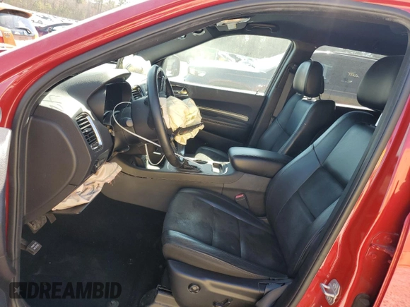 2019 Dodge Durango GT Plus with VIN 1C4RDHDG7KC684337, listed as a Copart auction lot 46721595 with 49,753 mi miles and Salvage title. Bid and sale history available at DreamBid. Image 7.