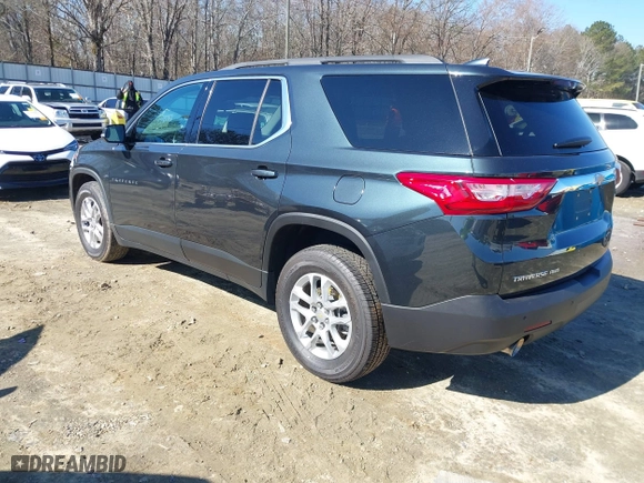2020 Chevrolet Traverse LT Leather with VIN 1GNEVHKW0LJ230683, listed as a IAAI auction lot 41578045 with 112,847 mi miles. Bid and sale history available at carsss.com. Image 3.