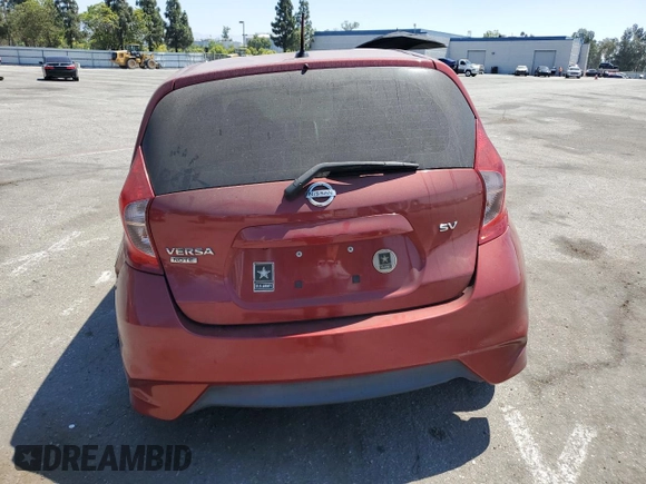 2017 Nissan Note SV with VIN 3N1CE2CP4HL361445, listed as a Copart auction lot 64514415 with 91,521 mi miles and Salvage title. Bid and sale history available at DreamBid. Image 6.