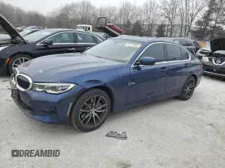 2020 BMW 3 Series 330i xDrive with VIN 3MW5R7J06L8B04941, listed as a Copart auction lot 87734955 with 68,136 mi miles and Salvage title. Bid and sale history available at DreamBid. Image 1.