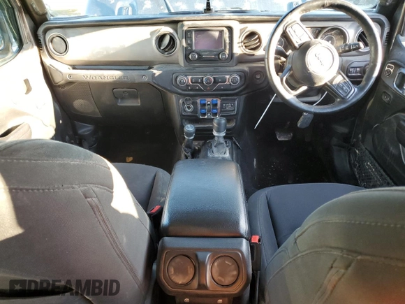 2021 Jeep Wrangler Unlimited Sport with VIN 1C4HJXKN2MW591498, listed as a Copart auction lot 78276744 with 98,868 mi miles and Salvage title. Bid and sale history available at DreamBid. Image 8.