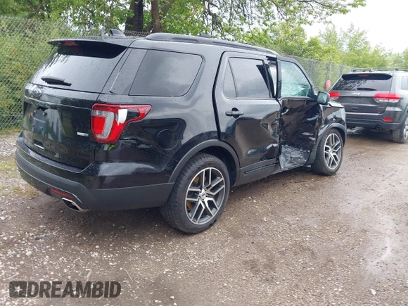 2017 Ford Explorer Sport with VIN 1FM5K8GT4HGC30394, listed as a IAAI auction lot 42385089 with 116,698 mi miles and . Bid and sale history available at DreamBid. Image 4.