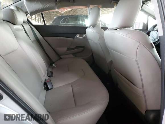 2014 Honda Civic Sedan EX-L with VIN 19XFB2F96EE256955, listed as a Copart auction lot 49251715 with 27,836 mi miles and Salvage Title. Bid and sale history available at carsss.com. Image 10.