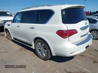 2016 Infiniti QX80 with VIN JN8AZ2NC2G9402766, listed as a IAAI auction lot 41769692 with 188,935 mi miles and . Bid and sale history available at DreamBid. Image 3.