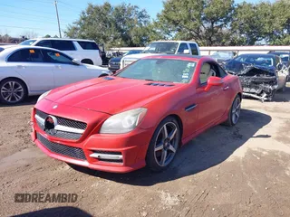 2015 Mercedes-Benz SLK-Class SLK 350 with VIN WDDPK5HA8FF108414, listed as a IAAI auction lot 41379078 with 94,606 mi miles. Bid and sale history available at carsss.com. Image 2.