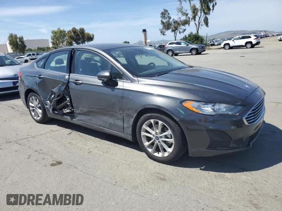 2020 Ford Fusion SE z VIN 3FA6P0LU0LR190090, wystawiony jako Copart lot #54791445 z przebiegiem 166 563 mil mil oraz Szkoda całkowita • Salvage title. Historia ofert i sprzedaży dostępna na DreamBid. Obrazek 4.