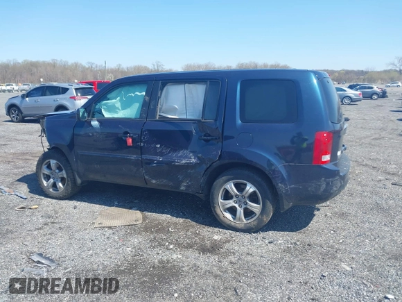 2012 Honda Pilot EX-L with VIN 5FNYF4H55CB049953, listed as a IAAI auction lot 41936397 with 125,726 mi miles and . Bid and sale history available at DreamBid. Image 14.