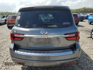 2018 Infiniti QX80 with VIN JN8AZ2NF0J9662455, listed as a Copart auction lot 51672675 with 145,131 mi miles and Salvage Title. Bid and sale history available at carsss.com. Image 6.