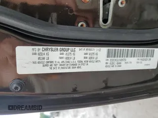 2012 Chrysler 300 Limited with VIN 2C3CCACG1CH205754, listed as a Copart auction lot 60832815 with 119,376 mi miles and Salvage title. Bid and sale history available at DreamBid. Image 12.