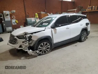 2020 GMC Terrain SLT with VIN 3GKALPEX0LL101013, listed as a Copart auction lot 51504355 with 59,880 mi miles and Salvage Title. Bid and sale history available at DreamBid. Image 1.