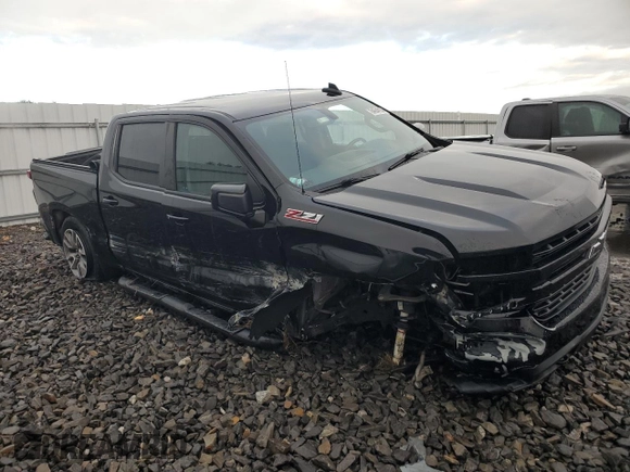 2021 Chevrolet Silverado 1500 RST with VIN 3GCUYEED7MG402683, listed as a Copart auction lot 84544154 with 48,655 mi miles and Salvage Title. Bid and sale history available at carsss.com. Image 4.