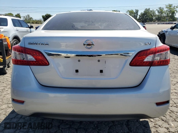 2015 Nissan Sentra SV with VIN 3N1AB7AP6FL678964, listed as a Copart auction lot 54917385 with 105,083 mi miles and Salvage Title. Bid and sale history available at DreamBid. Image 6.