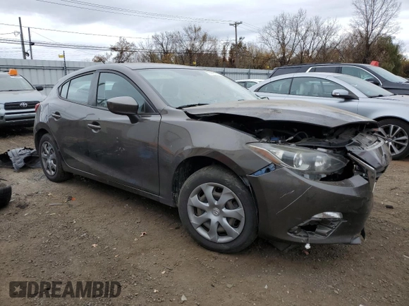 2016 Mazda 3 i Sport with VIN JM1BM1J7XG1329257, listed as a Copart auction lot 77995214 with Not Provided miles and Salvage Title. Bid and sale history available at DreamBid. Image 4.