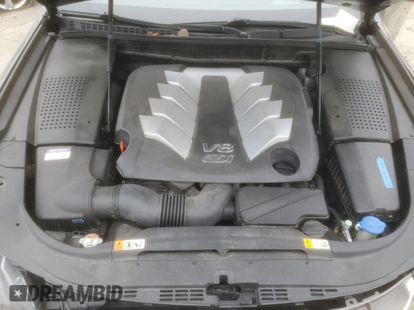 2014 Hyundai Equus Ultimate with VIN KMHGH4JH3EU076035, listed as a Copart auction lot 46129025 with 41,083 mi miles and Salvage title. Bid and sale history available at DreamBid. Image 11.