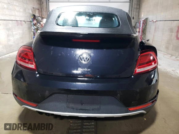 2017 Volkswagen Beetle with VIN 3VWT17AT2HM816046, listed as a Copart auction lot 77377274 with 27,948 mi miles and Salvage Title. Bid and sale history available at DreamBid. Image 6.