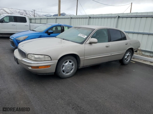 1998 Buick Park Avenue with VIN 1G4CW52K7W4604407, listed as a Copart auction lot 45429585 with 136159 miles and Salvage Title. Bid and sale history available at carsss.com. Image 1.