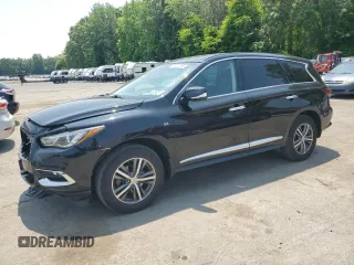 2020 Infiniti QX60 Pure with VIN 5N1DL0MM7LC518210, listed as a Copart auction lot 59403765 with 55,171 mi miles and Salvage title. Bid and sale history available at DreamBid. Image 1.