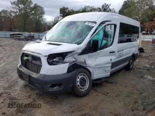 2022 Ford Transit Passenger XL with VIN 1FDAX2C82NKA69339, listed as a Copart auction lot 78907284 with 20,426 mi miles and Salvage Title. Bid and sale history available at DreamBid. Image 1.