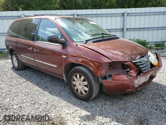 2007 Chrysler Town & Country LWB Touring with VIN 2A4GP54L07R152415, listed as a Copart auction lot 78543154 with 131,357 mi miles and Non Repairable. Bid and sale history available at carsss.com. Image 4.