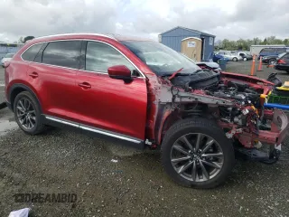 2020 Mazda CX-9 Signature with VIN JM3TCBEY4L0407328, listed as a Copart auction lot 50994685 with 65,761 mi miles and Salvage Title. Bid and sale history available at carsss.com. Image 4.